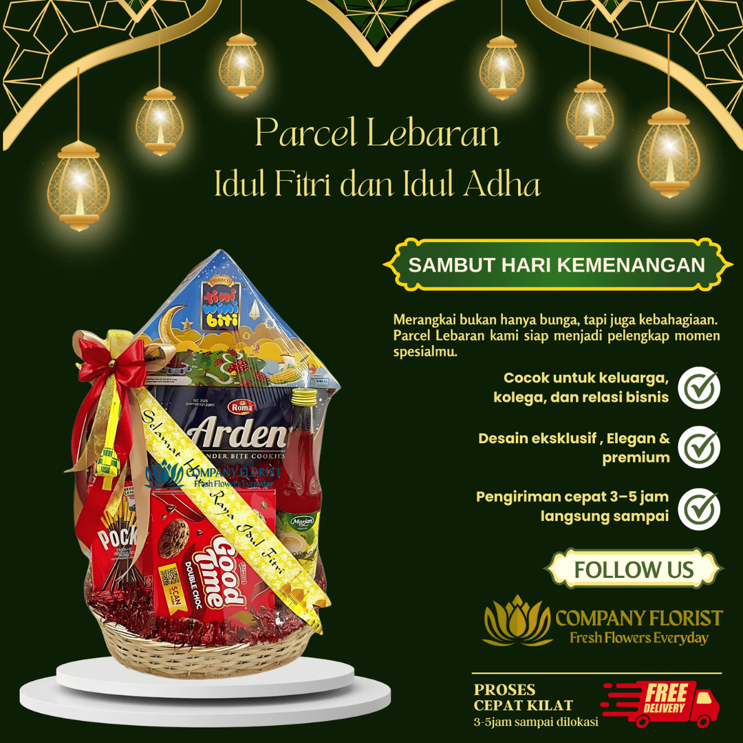 Parcel Snack Lebaran Modern dengan Tampilan Eksklusif